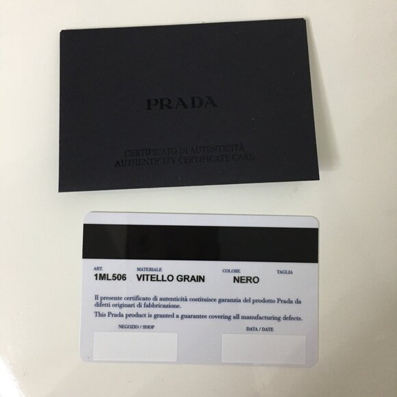 NWB PRADA Zip Around Long Wallet Portafoglio Lampo Nero/Black Leather Authentic - Picture 7 of 16